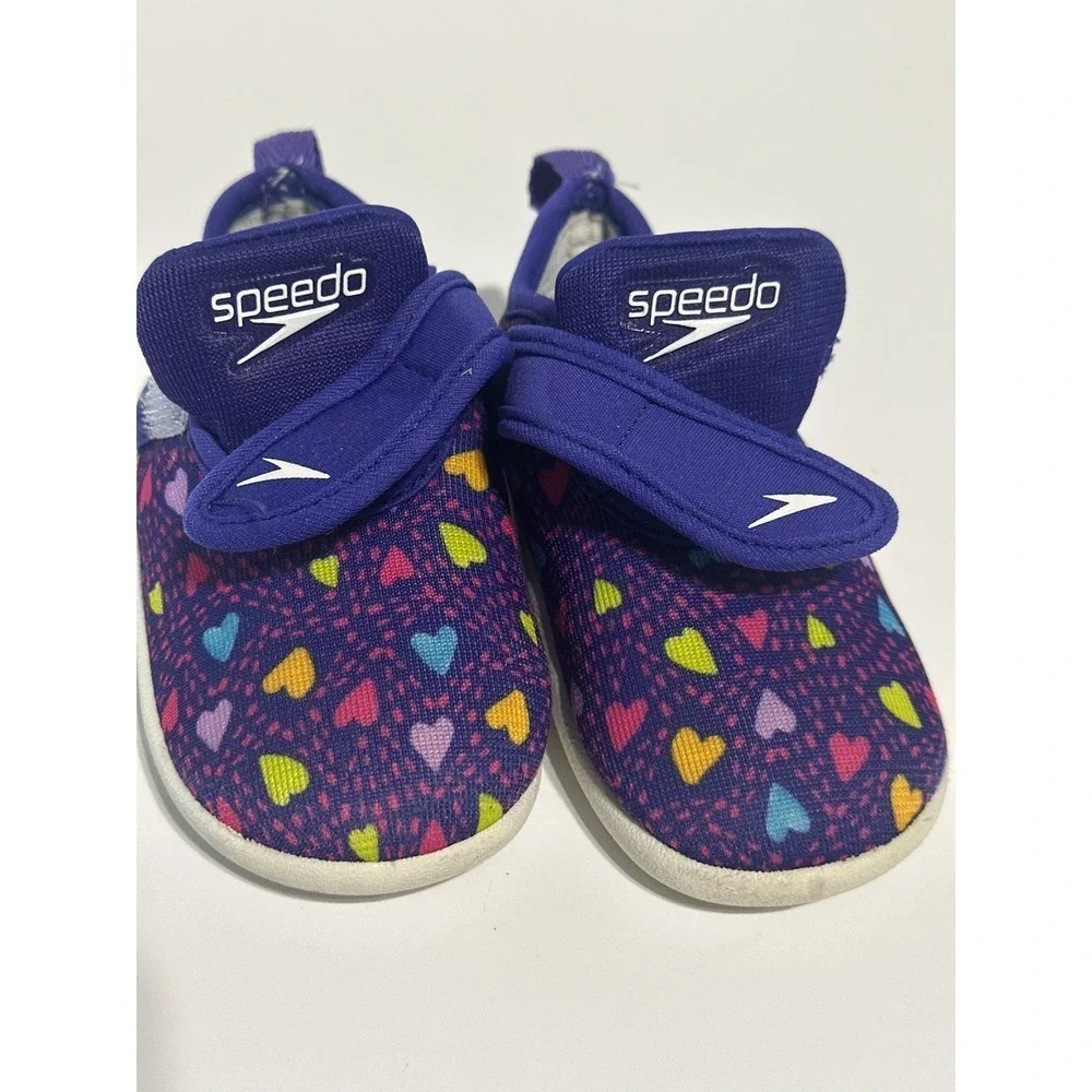 Speedo Kids Surfwalker Water Shoes Hearts Purple Toddler Shoes‎ S